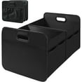 thumbnail image 1 of Car Trunk Organizer,50L Large Capacity Car Trunk Storage Organizer with Collapsible for Any Cars and SUV,Black, 1 of 7