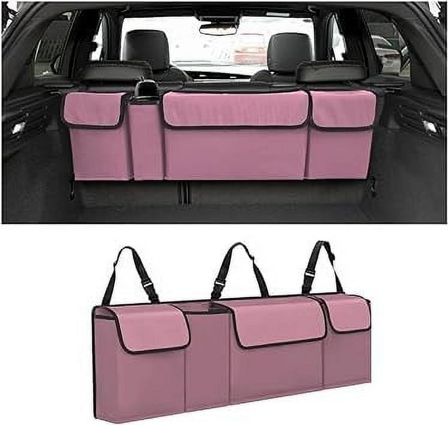 Organizzatore Pieghevole Per Bagagliaio Auto – Borsa Portaoggetti Da Retro Sedile Con 4 Tasche E Cinghie Regolabili