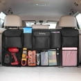 thumbnail image 1 of Car Trunk Organizer, Backseat Hanging Organizer with 9 Large Storage Bag Super Capacity -Trunk Organizer for SUV,Truck,Van -Your Space Saving Expert, 1 of 11