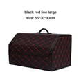 thumbnail image 1 of Car Trunk Organizer Box Large Capacity Auto Multiuse Tools Storage Bag Stowing Tidying Leather Folding For Emergency Storage Box, 1 of 4