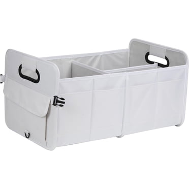 ITHWIU Car Trunk Organizer - Collapsible Multi-Compartment SUV Storage With Non-Slip Bottom