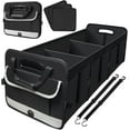 thumbnail image 1 of Car Trunk Organizer,Heavy Duty Collapsible 95 L Capacity Car Trunk Storage Organizer,Multi-Compartment Pockets, Adjustable Straps - Ideal for Travel, Camping, Shopping,Perfect for SUV, Truck, Sedan, 1 of 6