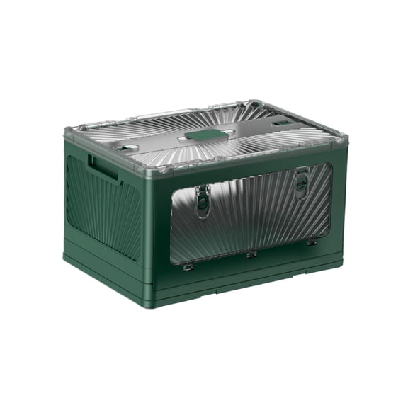 Car Trunk Organizer Traveling Grocery Portable with Lid Foldable Storage