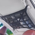 thumbnail image 1 of Car Trunk Roof Storage Net, Upgrade Webbing, Double Layer, Large Capacity, Anti-Fall, Easy Install, For Cars SUVs RVs Trucks, Cargo Organizer, Secure Storage, 1 of 8