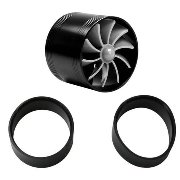 Car Turbine Supercharger Turbo Refit Car Turbonator Kit Single Fan |/ O5T0