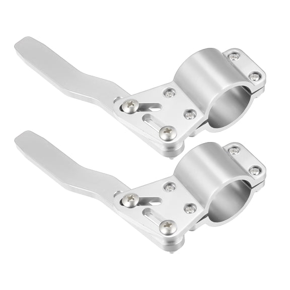 Car Turn Signal Extension Steering Wheel Extension Turn Rod Position Up Kit Rod Extension Silver Tone 2pcs