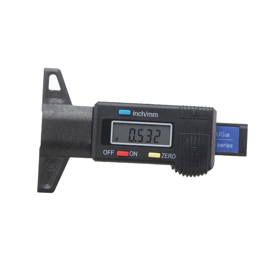 Car Tyres Tire Measuring Caliper Depth Ruler Tread Gauge Chart