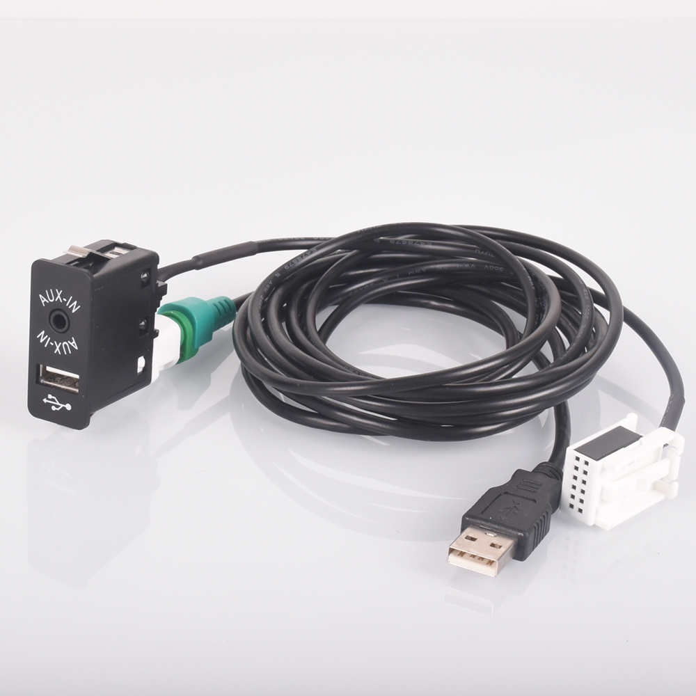 Car USB AUX plug-in input socket adapter suitable for BMW/MINI Cooper ...