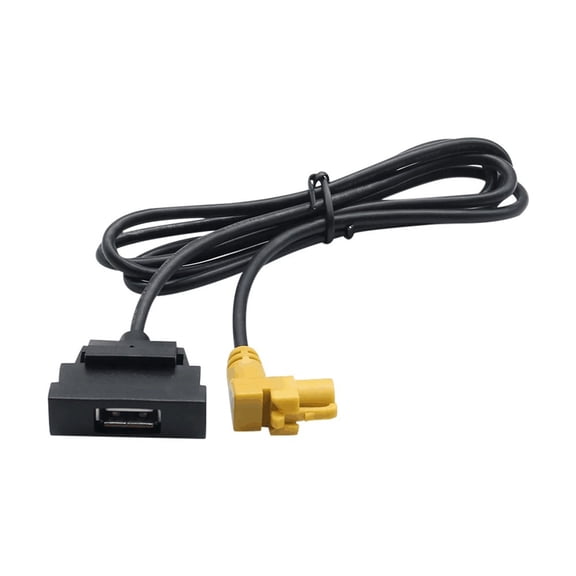 Car USB Cable Suitable for RCD510 RNS315 Media Players Stereos Sound Systems 35.5x12.5mm Panel Easy Installation