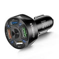 thumbnail image 1 of Car USB Charger with 4 Ports, Fast Charging, Multiple Protection, Compatible with Mainstream Vehicles, ABS and PC Material, 1 of 6