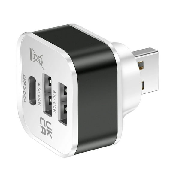 Car USB Charging Extender 3 Port Extended USB Splitter Extender Accessories For Smartphone Tablets Laptops Travel