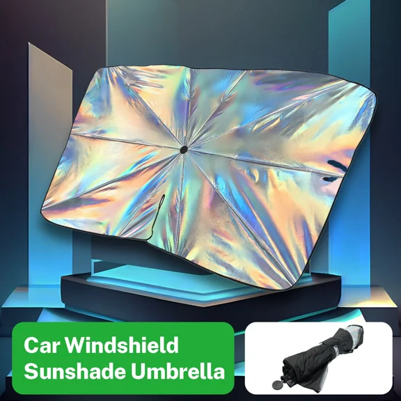 Car Umbrella Windshield Sunshade Uv Heat Sun Shade Window Cover Universal Laser
