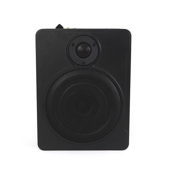 Car Under-Seat Active Subwoofer, 8 Inch 600W Slim Powered Subwoofer with Built-in Amplifier, Fits Most Vehicles for Enhanced Audio