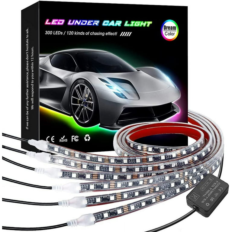 Led Unterbodenbeleuchtung Für Auto, Dream Color Chasing Strips Licht Mit  App Kontrolle, Wasserfeste Außenbeleuchtung Zum Unterboden Mit 12v Für Lkw