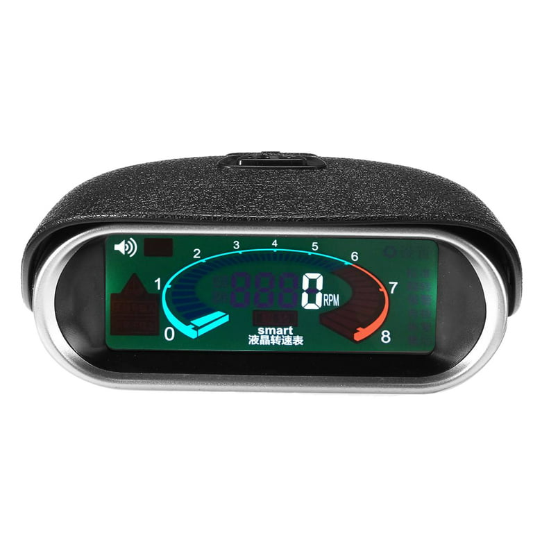 Car Universal 50-9999RPM Tachometer LCD Digital Display Engine Tachometer  Boat Truck LCD Screen RPM Meter 
