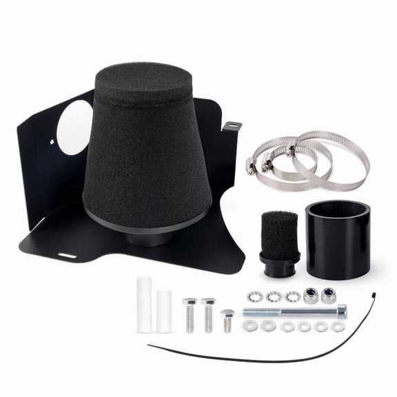 Car Universal 70mm Air Filter Kit Mushroom Style Filter Car Modified Parts,1 x Air Filter Kit,Black