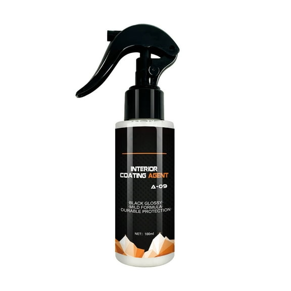 Car Upholstery and Leather Seat Cleaner, Stain Remover with Ceramic Coating Spray, Multipurpose Protectant, High-Gloss Finish, Easy Application, 100ml