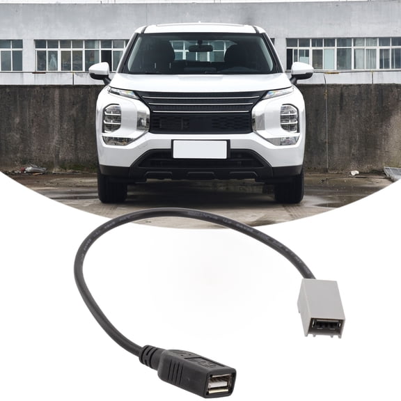 Car Usb Aux Cable Wire Adapter Audio Media Music Interface For Mitsubishi
