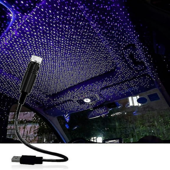 Car Usb Star Ceiling Starry Sky Projection Lamp Roof Atmosphere Led Night Light