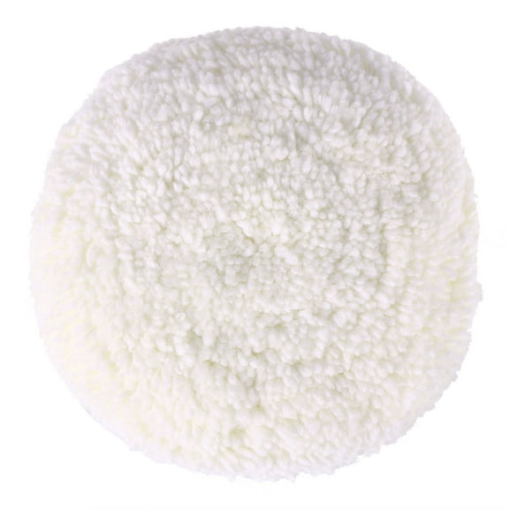 White Wool Buffing Mop for Polishing Use with Durable Full Nature Material Wide Application