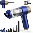 thumbnail image 1 of Car Vacuum Cleaner, 16000PA Mini Car Vacuum Cordless Powerful, 3 in 1 Portable Handheld Vacuum Cordless for Pet Hair, Home, Office, Blue, 1 of 1