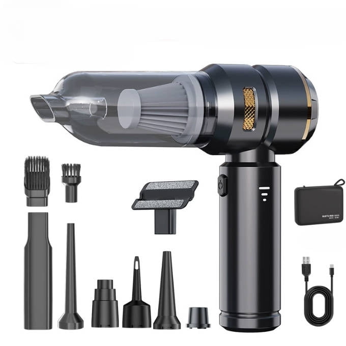 Car Vacuum Cleaner,22000PA High Power Mini Vacuum Cleaner,Rechargeable Handheld Vacuum,Portable Cordless Compressed Air Duster Air Blower for Car Home