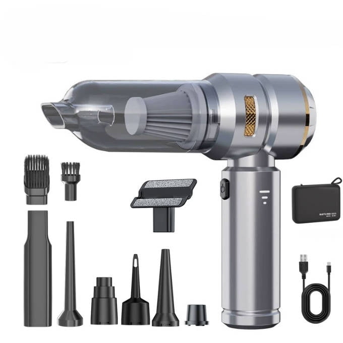 Car Vacuum Cleaner,22000PA High Power Mini Vacuum Cleaner,Rechargeable Handheld Vacuum,Portable Cordless Compressed Air Duster Air Blower for Car Home