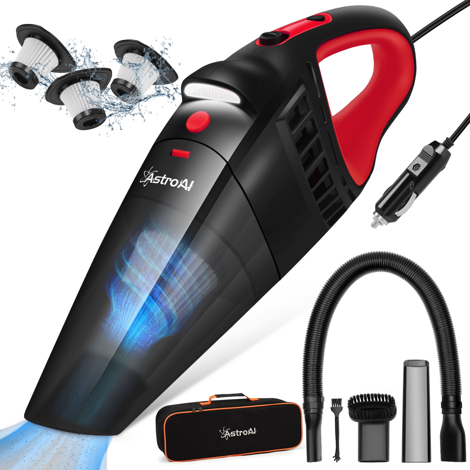 Car Vacuum Cleaner, AstroAI Portable Cyclone Handheld Vacuum, Dustbuster  Quick Cleaner for Home, Car Cleaning, for Gift