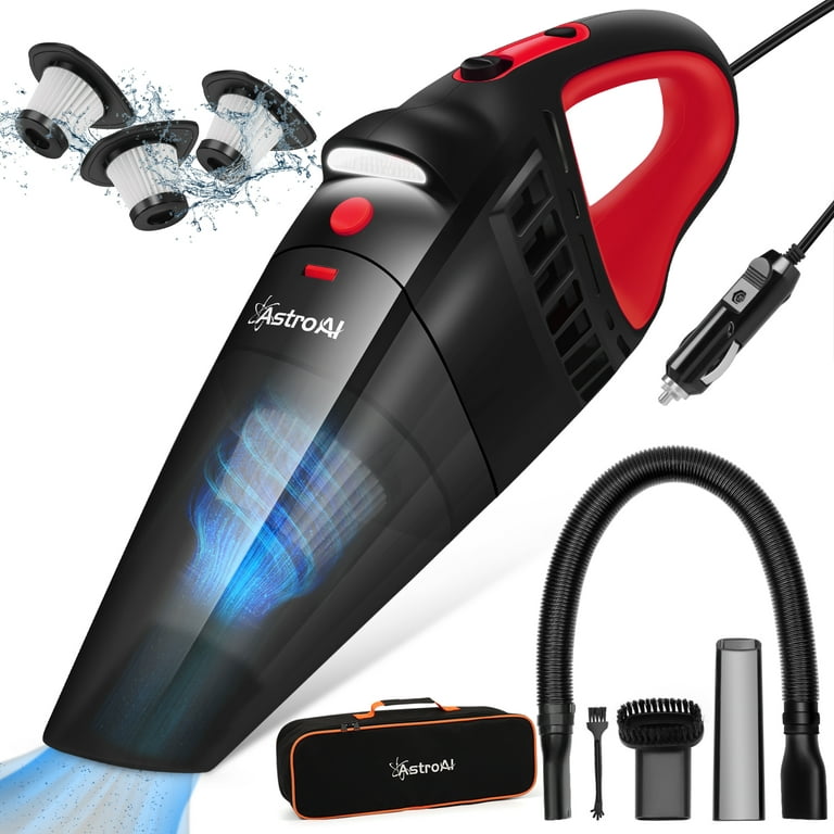 Car Vacuum Cleaner, AstroAI Portable Cyclone Handheld Vacuum, Dustbuster  Quick Cleaner for Home, Car Cleaning, for Gift 