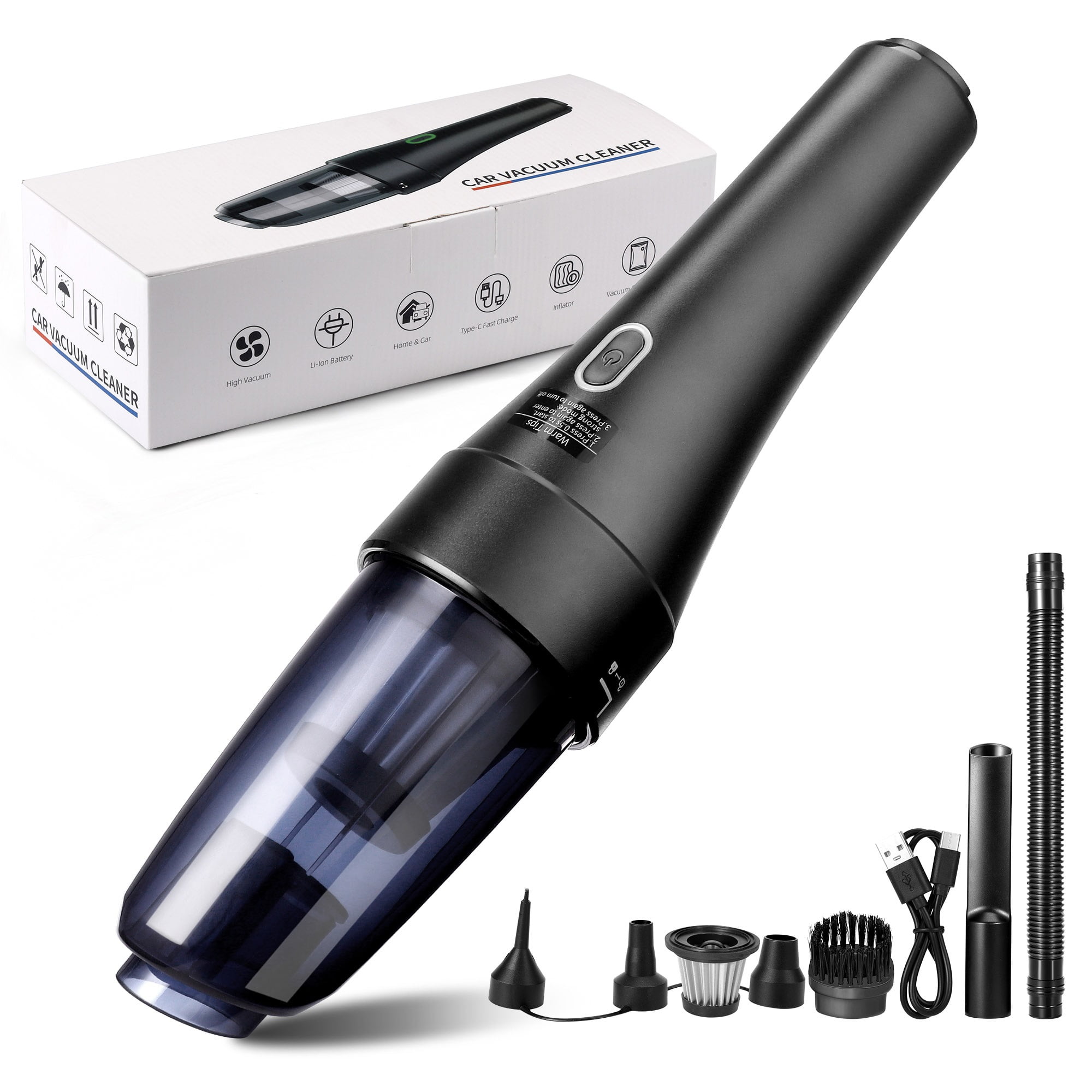 Car Vacuum Cleaner Handheld Vacuum Cleaner 8500Pa 120W High Power