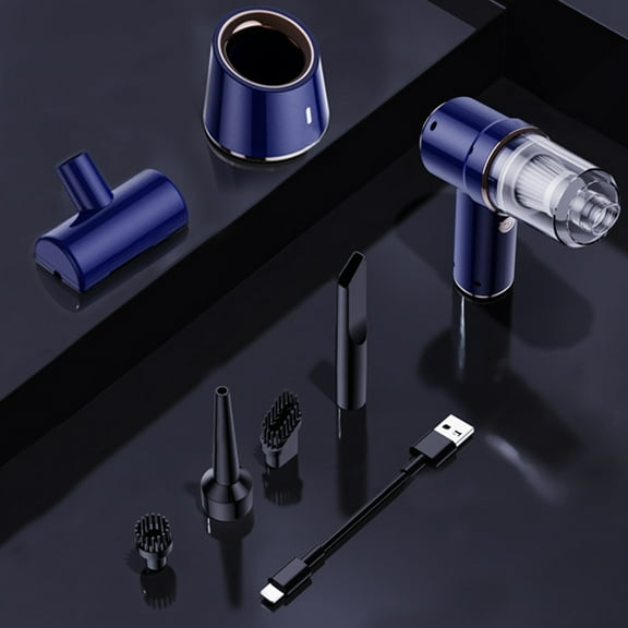 Car Vacuum Cleaner, Handheld Vacuum Cleaner High Power Vacuum Cleaner With Multi-nozzle And Floor Brush For Vehicle/office/ Pet Hair.