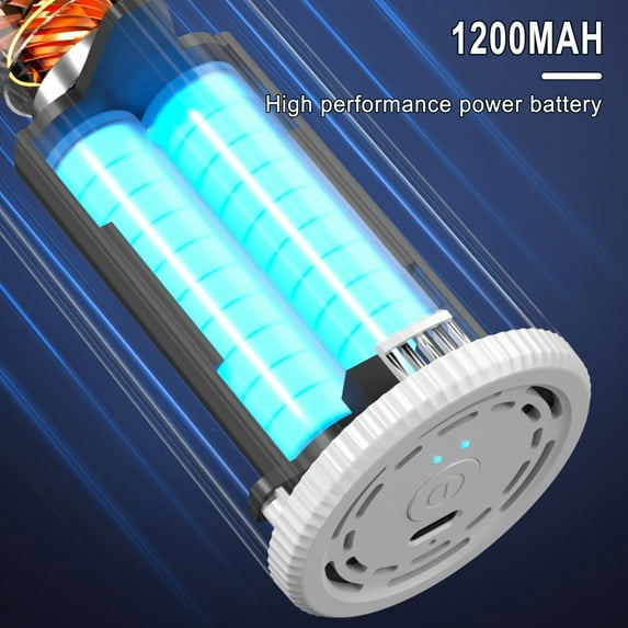 Car Vacuum Cleaner High Power, 1200MA,20 Mins Runtime, Brushless Motor Air Duster, Electric Canned Air- Mini Handheld Vacuum -Compressed Air -Keyboard Cleaner(Vacuum cleaner green+mite remover)