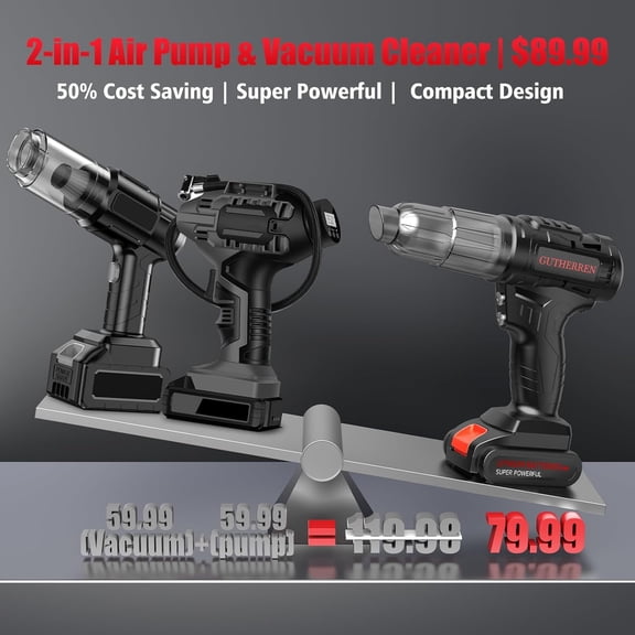 Car Vacuum Portable Cordless, 40,000Pa High Power Dust Buster, Rechargeable Battery Powered Vacuum Cleaners for Office, Home, Car, Pet Hair, Keyboard, Black