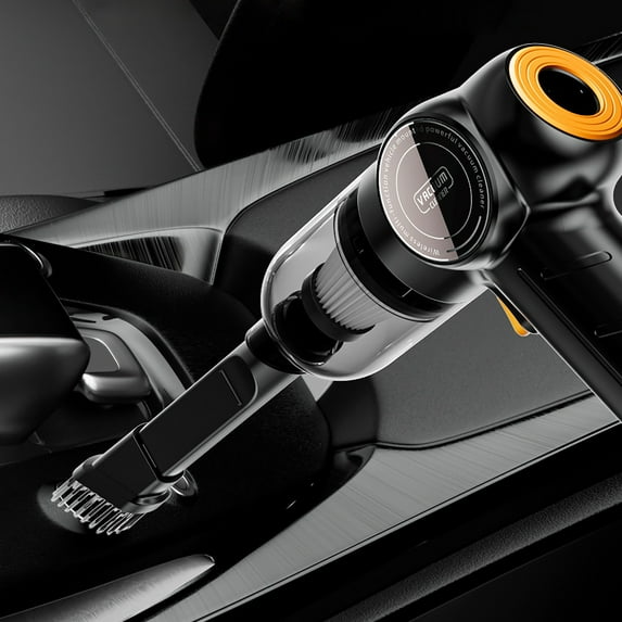 Car Vacuum with Powerful Suction, Blowing And Vacuuming 2 In 1 Vacuum Cleaner, Keyboard Cleaner, USB Rechargeable Save 50% off