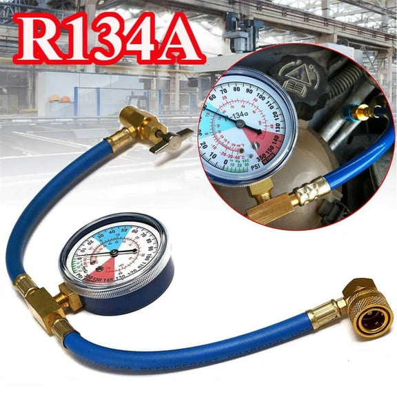 Car Vehicle Air Conditioning Recharge A/C for r134a Hose Gas Gauge