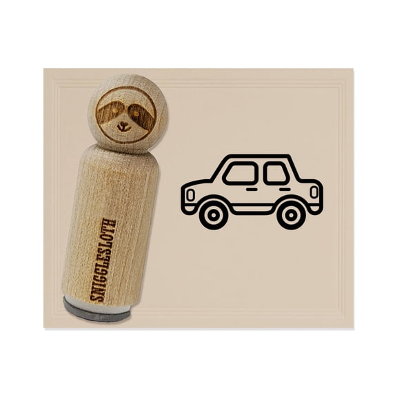 Car Vehicle Automobile Rubber Stamp for Scrapbooking Crafting Stamping - Small 3/4 Inch