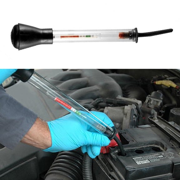 Car Vehicle Battery Hydrometer Rapid Tester Acid Quality Analyzer Density Meter,Black