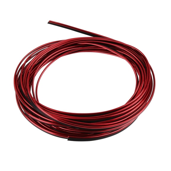 Car Vehicle Interior Gap Door Edge Trim Strip Line 8m 26.25ft Chrome Red