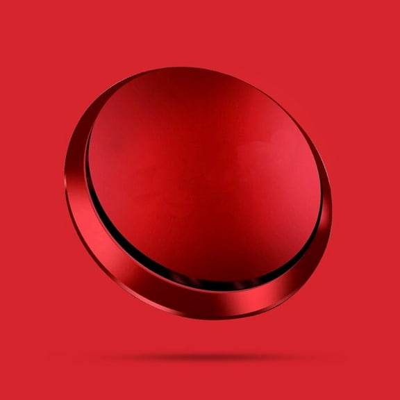 Car Vehicle Metal UFO Fragrance Diffuser Air Freshener with 4 Refill Pads - Red