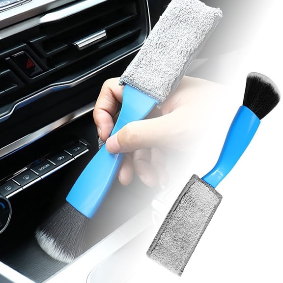 Car Vent Cleaning Brush Head Interior Detailing Tool Compact Portable Universal Air Conditioner Removal Accessory for All Vehicles