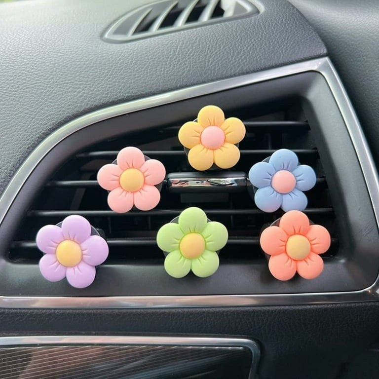 Cute Car Scent Clips Car Vent Clip, Pcs Cute Flowers Car Air Vent