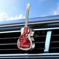 thumbnail image 1 of Car Vent Clip Aromatherapy Diffuser, Plastic Electroplated Guitar Shape Design Long Lasting Scent, 360° Rotating Clip for All Auto Models Odor Eliminator (Cologne), 1 of 6