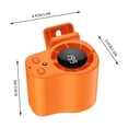 thumbnail image 1 of Car Vent Clip Fan with LED Display, USB Rechargeable Portable Mini Fan, 3-Speed Personal Air Cooler for Vehicle, Office Desk, and Travel Use, 1 of 6