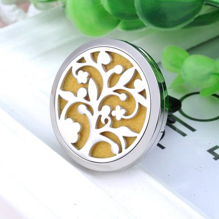 Car Vent Clips Tree Of Life Aromatherapy Perfume Essential Oil Diffuser Locket