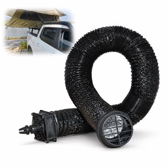 Car Vent Extender, Adjustable Foldable Air Vent Deflector, Portable AC Vent Extension Adapter for Improved Airflow, Cooling Accessory for SUV, Truck, RV, Back Seat & Travel