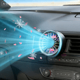 thumbnail image 1 of Car Vent Fan USB with Air Freshener, Secure Vent Clip Portable Fan for Car, Cooling Clip Fans for Car Air Vent Powerful, Portable Cooling Clip Fans for Car Air Vent Powerful, 1 of 6