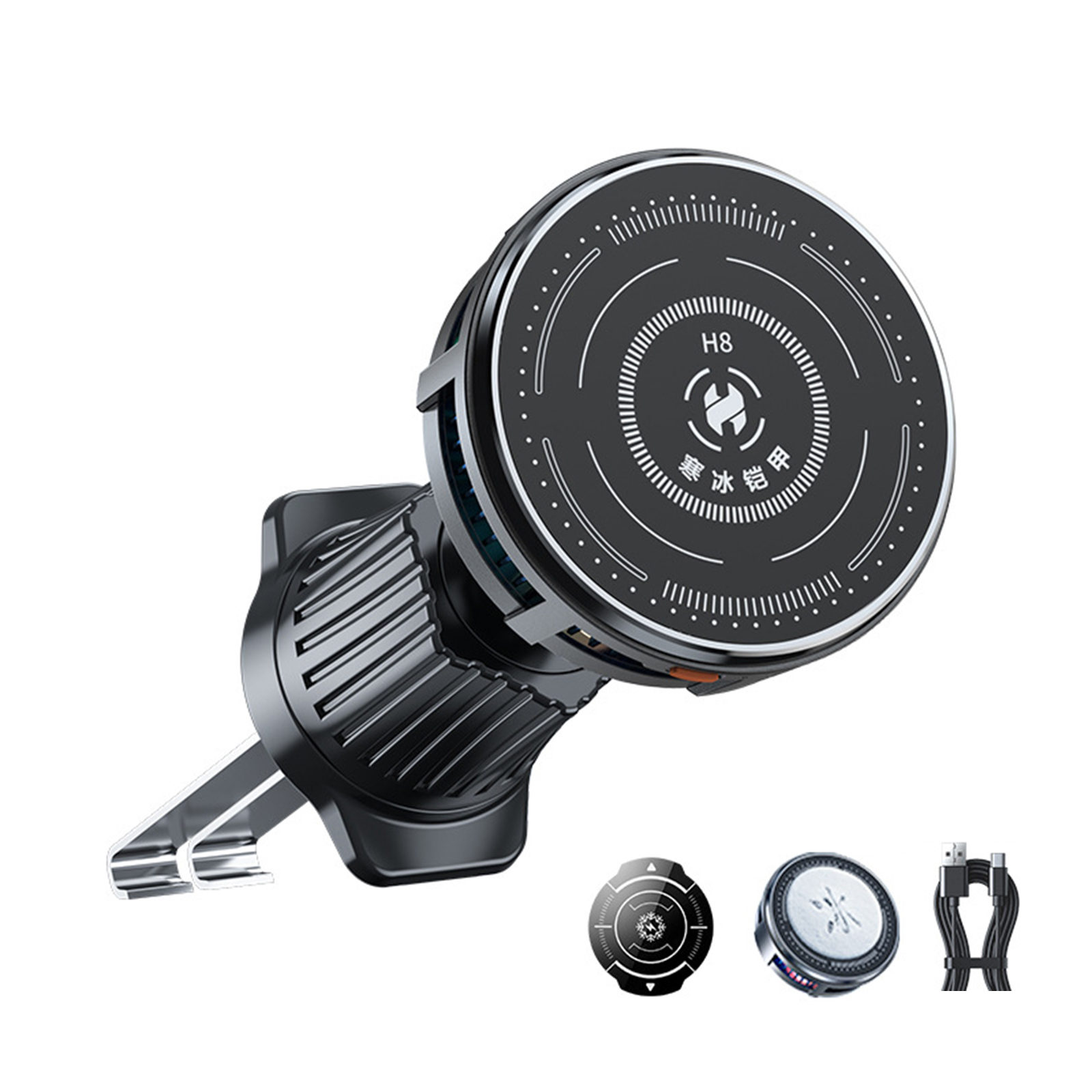 Car Vent Mount Phone Holder Lock 3 Speed Coolers Adjustable ...