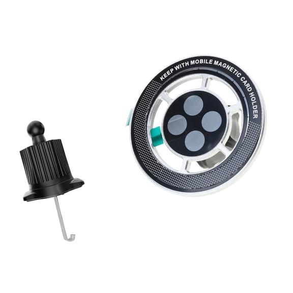 Car Vent Phone Mount 360 Rotating Hook with Aluminum Alloy Base for 4-7" Mobile Devices