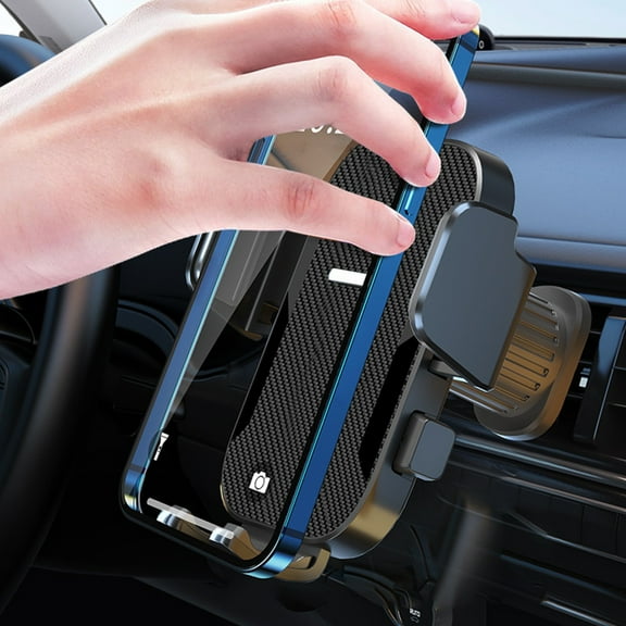 Car Vent Phone Mount Holder for Smartphones 4.7 to 7 Inches, 360 Degree Adjustable Viewing Angle with Secure Clip, Hands Free for Driving