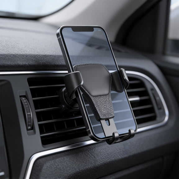 Car Vent Phone Mount, Universal Car Air Vent Multi Function Phone Holder, GPS Navigation Magnetic Stand, Secure Cell Phone Bracket for Car SUV Truck and Vehicle